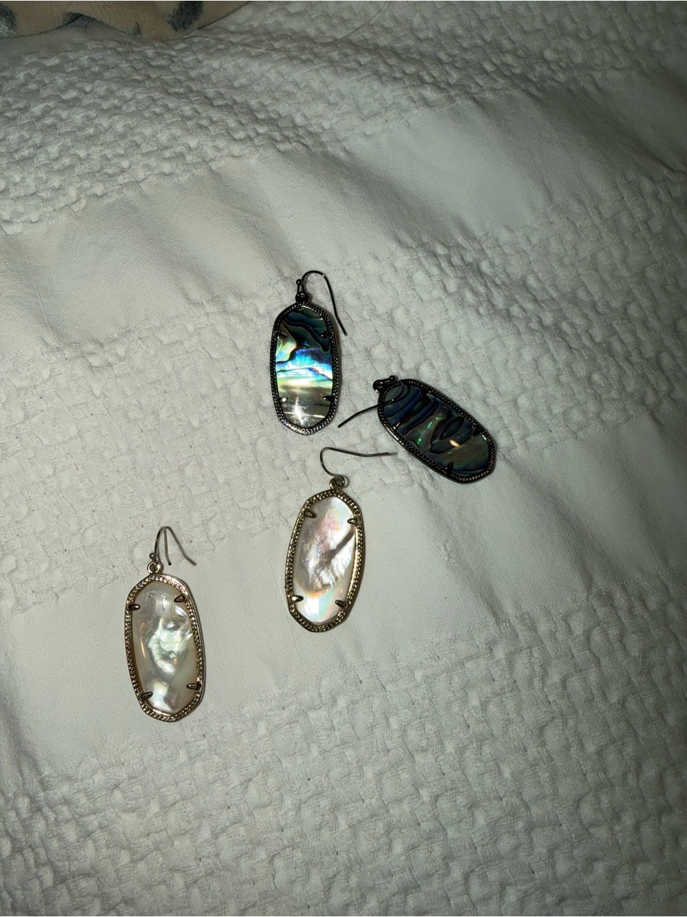 Kendra Scott Oval Drop Earrings - Iridescent
